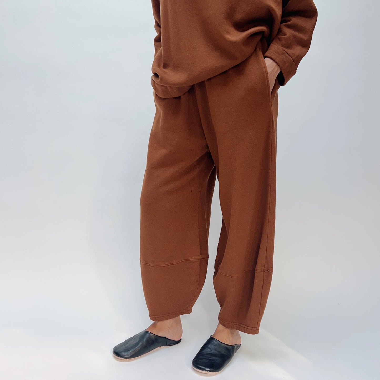 Bryn Walker | Oliver Fleece Pant in Pinecone