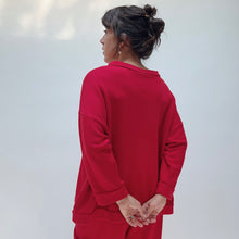 Load image into Gallery viewer, Bryn Walker | Alden Fleece Sweatshirt in Jester
