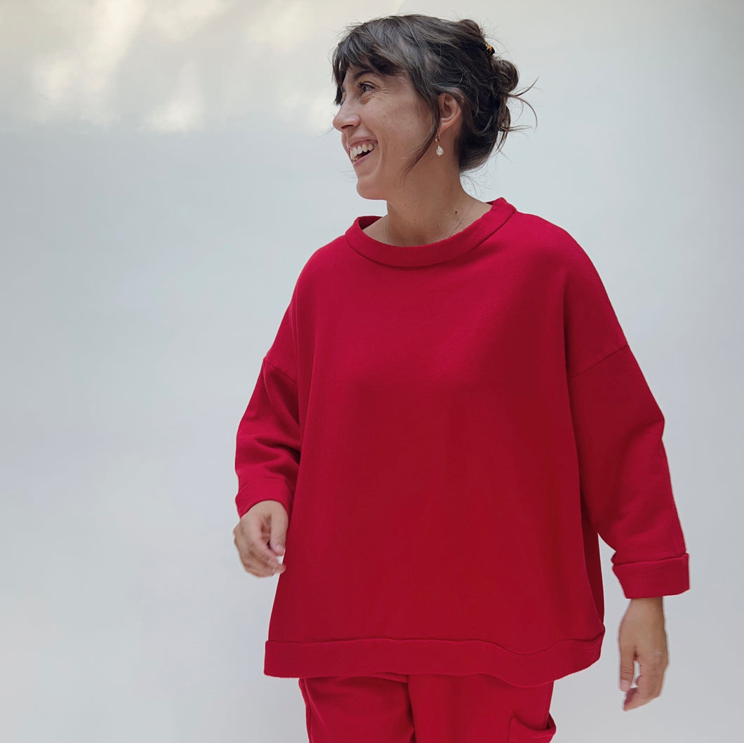 Bryn Walker | Alden Fleece Sweatshirt in Jester