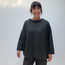 Load image into Gallery viewer, Bryn Walker | Alden Fleece Sweatshirt in Kelp
