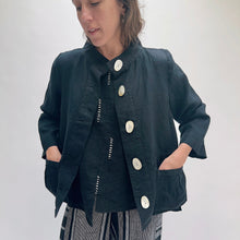 Load image into Gallery viewer, Liv by Habitat | Linen Montauk Jacket in Black
