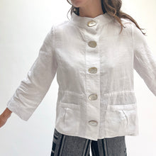 Load image into Gallery viewer, Liv by Habitat | Linen Montauk Jacket in White
