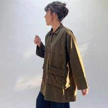 Load image into Gallery viewer, Eleven Stitch | Corduroy Four Pocket Jacket in Olive
