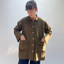 Load image into Gallery viewer, Eleven Stitch | Corduroy Four Pocket Jacket in Olive
