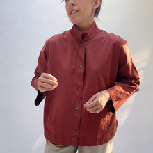 Load image into Gallery viewer, Eleven Stitch | Stand Collar Jacket in Ginger Spice
