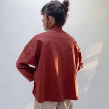 Load image into Gallery viewer, Eleven Stitch | Stand Collar Jacket in Ginger Spice
