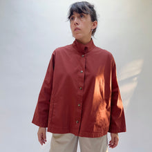 Load image into Gallery viewer, Eleven Stitch | Stand Collar Jacket in Ginger Spice
