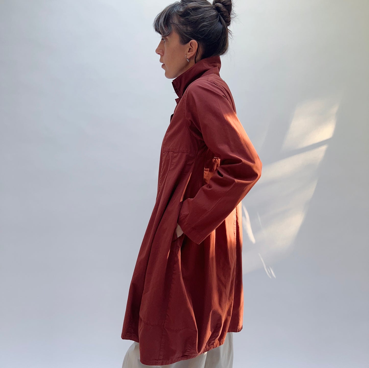 Eleven Stitch | Darted Coat in Ginger Spice