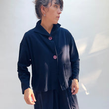 Load image into Gallery viewer, Eleven Stitch | Funnel Jacket in Indigo
