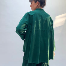 Load image into Gallery viewer, Eleven Stitch | Corduroy Drop Pocket Shirt in Blue Hunter
