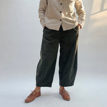 Load image into Gallery viewer, Cut Loose | Lux Corduroy Lantern Pant in Kelp
