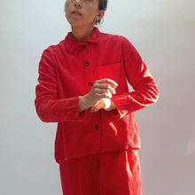 Load image into Gallery viewer, Cut Loose | Lux Corduroy Crop Shirt in Roulette
