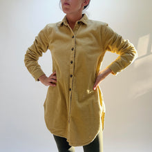 Load image into Gallery viewer, Cut Loose | Long Lux Corduroy Shirt in Mustard Seed
