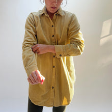 Load image into Gallery viewer, Cut Loose | Long Lux Corduroy Shirt in Mustard Seed
