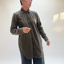 Load image into Gallery viewer, Cut Loose | Long Lux Corduroy Shirt in Kelp
