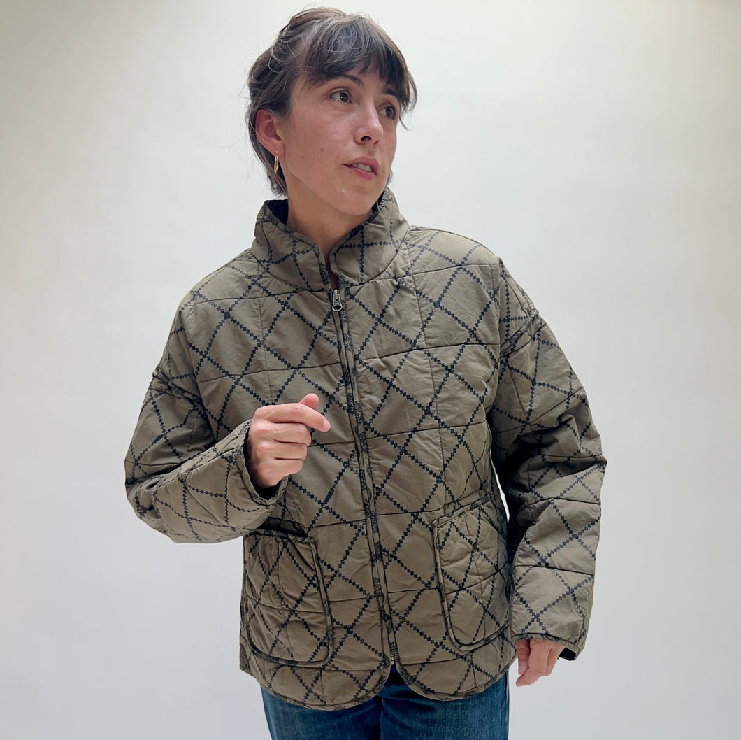 Habitat | Quilted Sophie Jacket Lichen