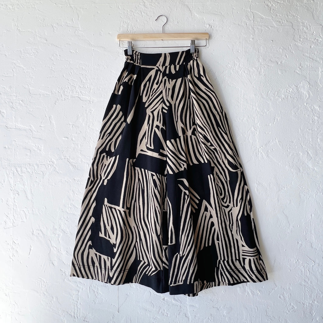 Bel Kazan | Knit Atlas Pant in Black Capitan