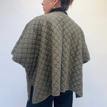 Load image into Gallery viewer, Cut Loose | Quilted Shawl Cardigan in Kelp
