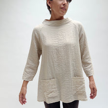 Load image into Gallery viewer, Cut Loose | Fall Parachute Raglan Pocket Top in Moonbeam
