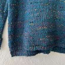 Load image into Gallery viewer, Confetti Funnel Neck Pullover in Juniper

