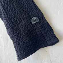 Load image into Gallery viewer, Habitat | Pucker Weave Tunic Shirt in Black
