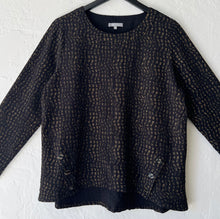 Load image into Gallery viewer, Habitat | Mosaic Crinkle Crepe Pullover in Lichen
