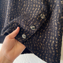 Load image into Gallery viewer, Habitat | Mosaic Crinkle Crepe Pullover in Lichen
