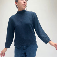 Load image into Gallery viewer, Cut Loose | Crimped Mock Neck Top in Etan
