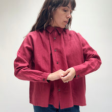 Load image into Gallery viewer, Ichi Antiquités | Linen Shirt in Red
