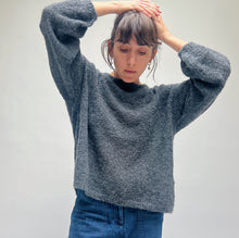 Load image into Gallery viewer, Ichi Antiquités | Alpaca Boucle Pullover in Charcoal
