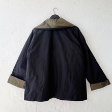 Load image into Gallery viewer, Olivia by Habitat | Two Tone Taffeta Metropolitan Coat in Moss
