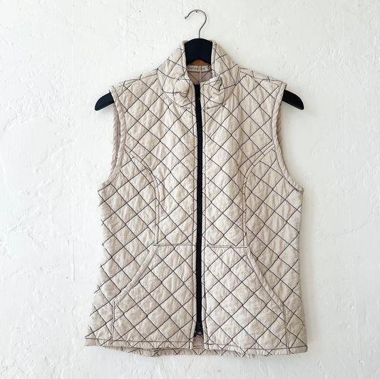 Cut Loose | Quilted Vest in Moonbeam