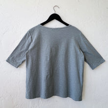 Load image into Gallery viewer, Cut Loose | Elbow Sleeve Top in Overcast
