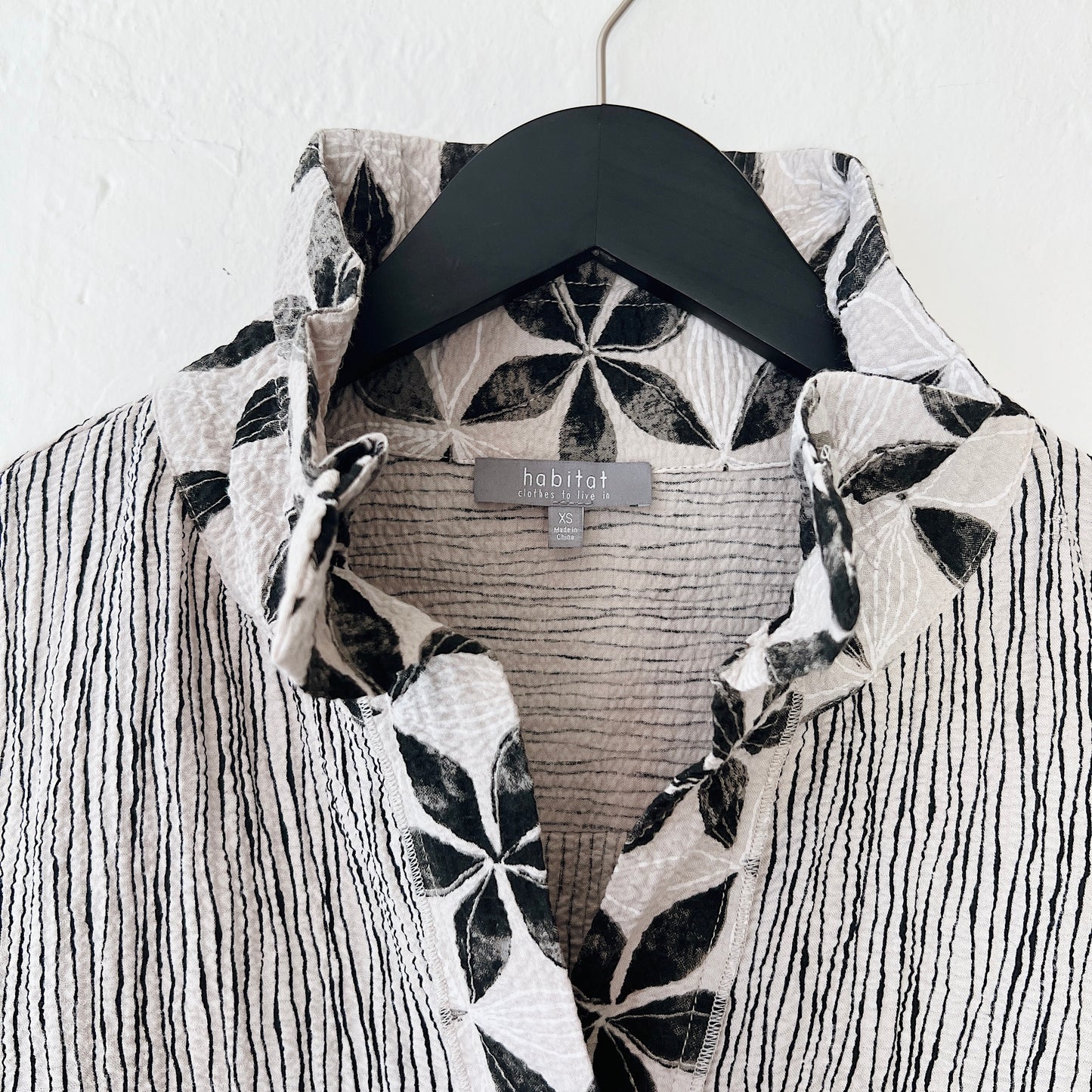 Crinkle Crepe Floral Luna Jacket in Willow