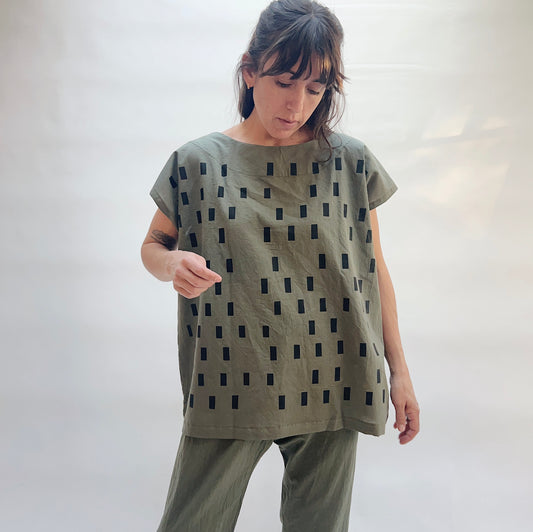 Disko Tunic in Army Green