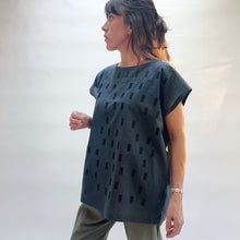 Load image into Gallery viewer, Uzi | Disko Tunic in Charcoal

