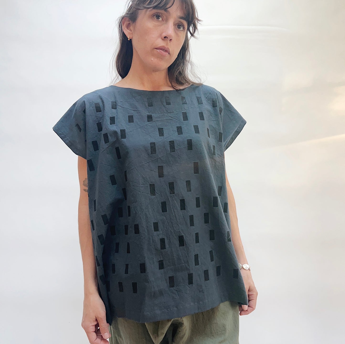 Disko Tunic in Charcoal