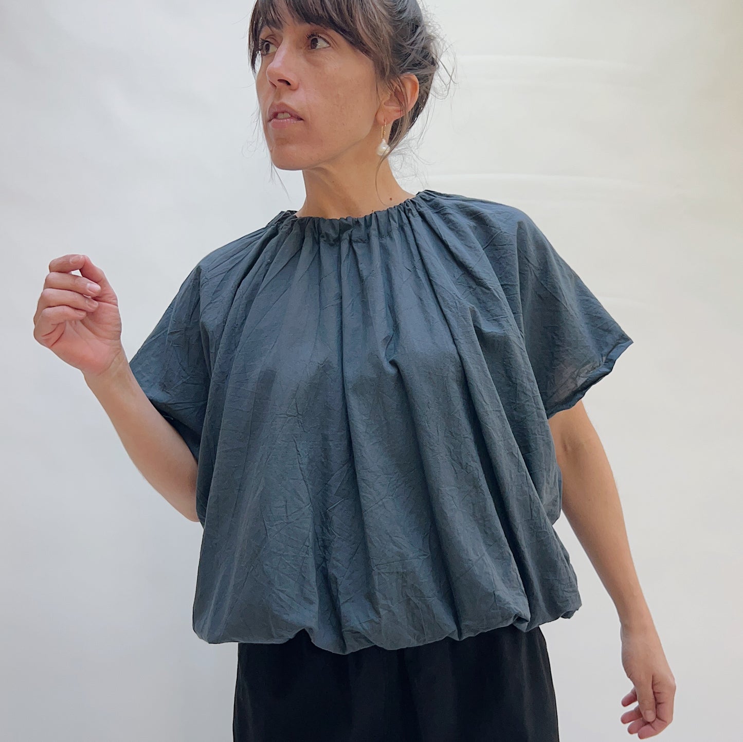 Nina Top in Charcoal