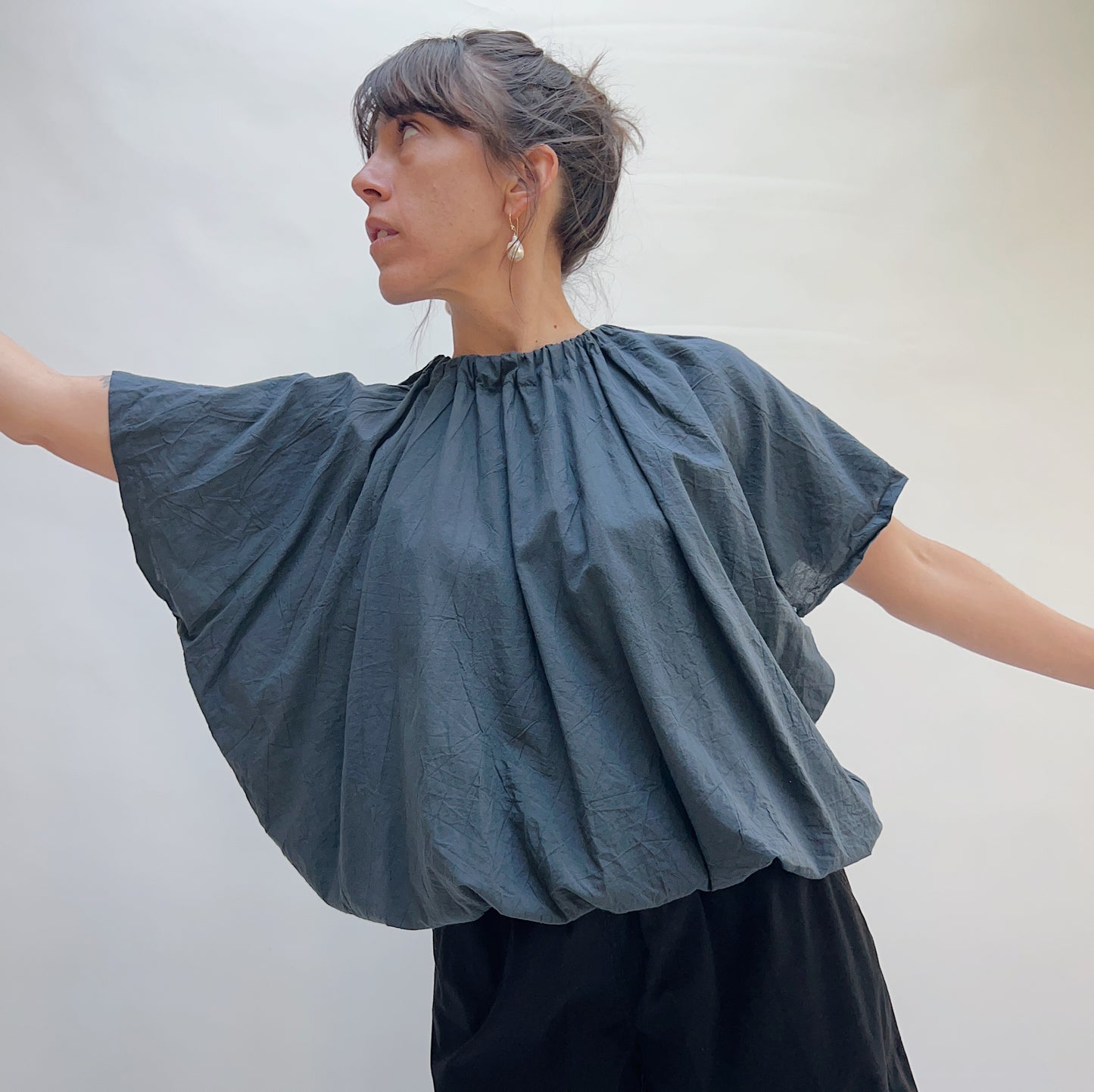 Nina Top in Charcoal