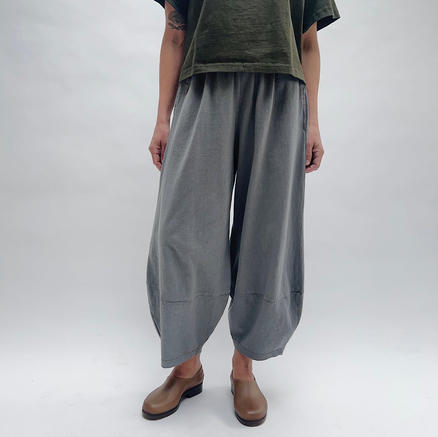 Pacific Cotton | Cotton Oliver Pant in Zinc