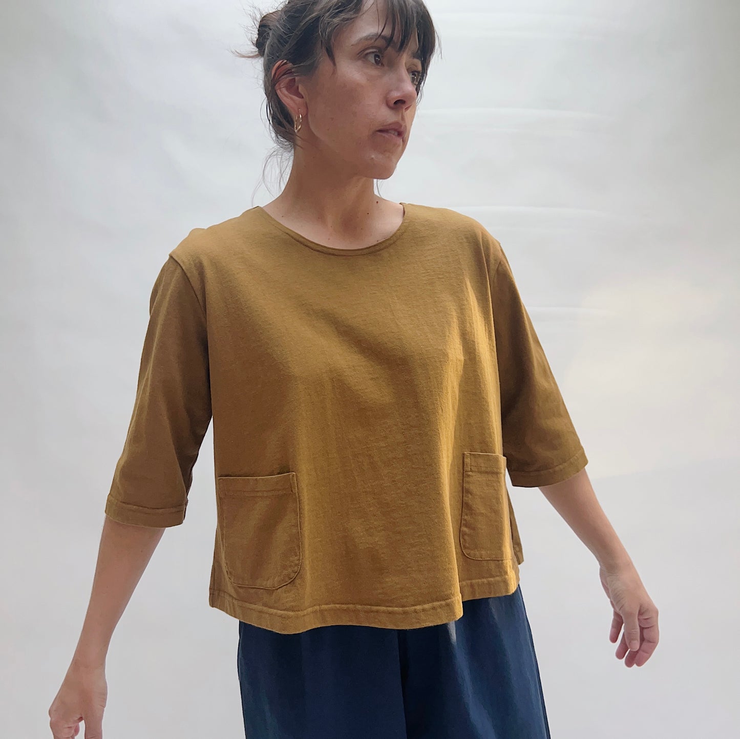 Pacific Cotton | Boxy Shirt in Quinquina