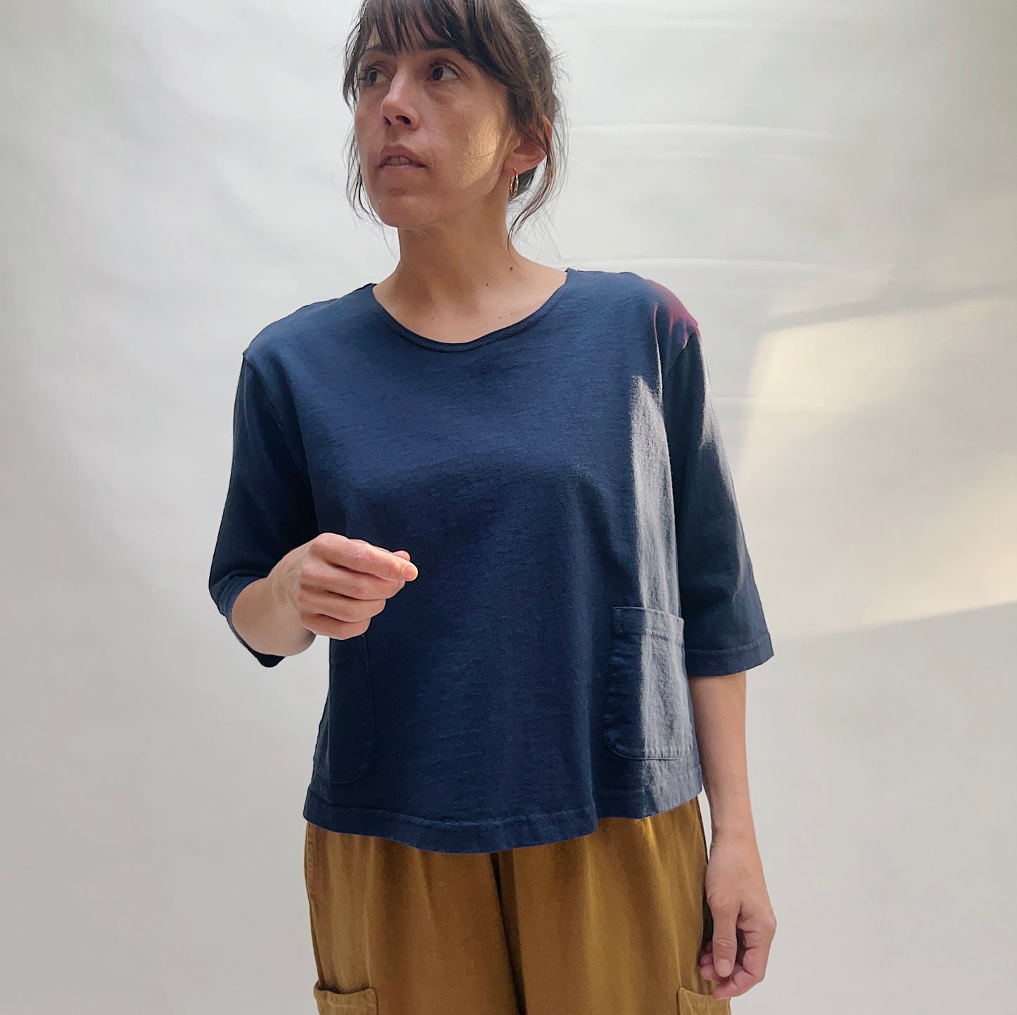 Pacific Cotton | Boxy Shirt in Stargaze