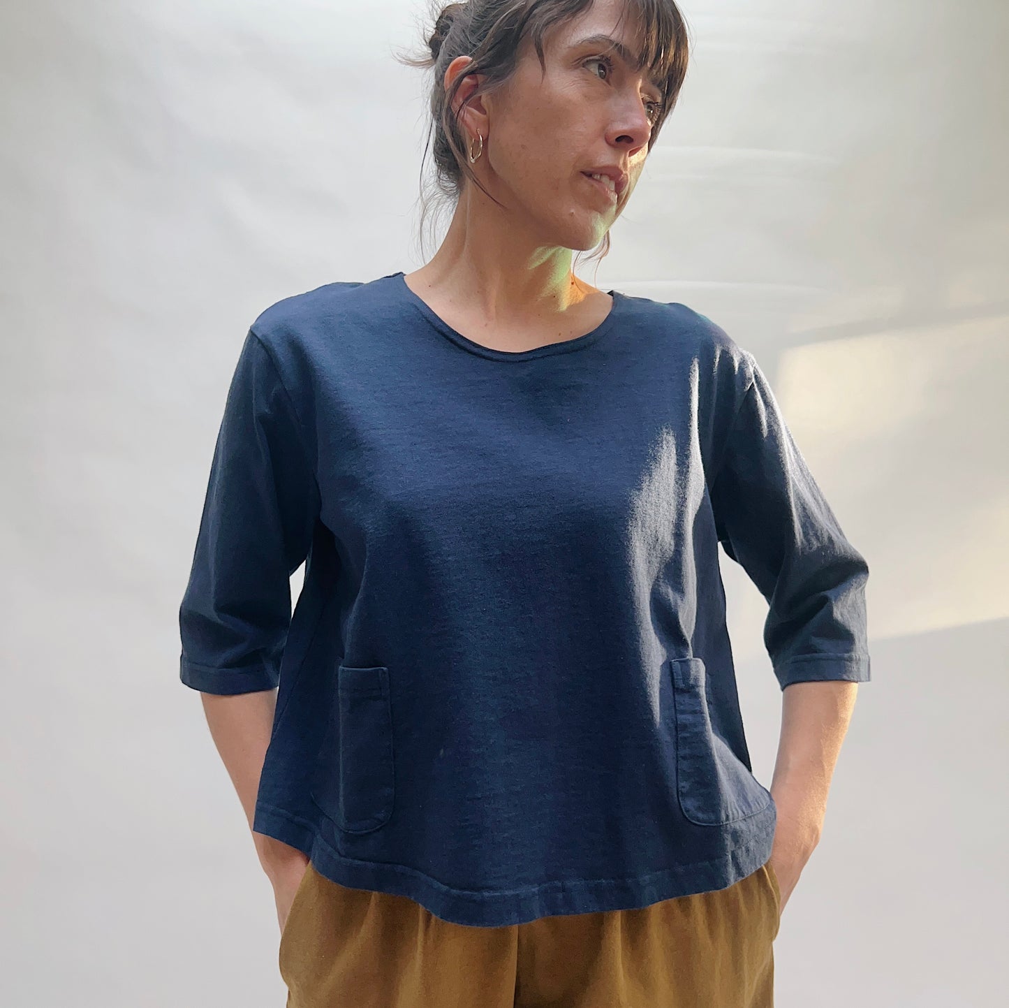 Pacific Cotton | Boxy Shirt in Stargaze