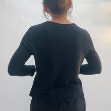 Load image into Gallery viewer, North Star Base | Double Cotton Layer Tee in Black
