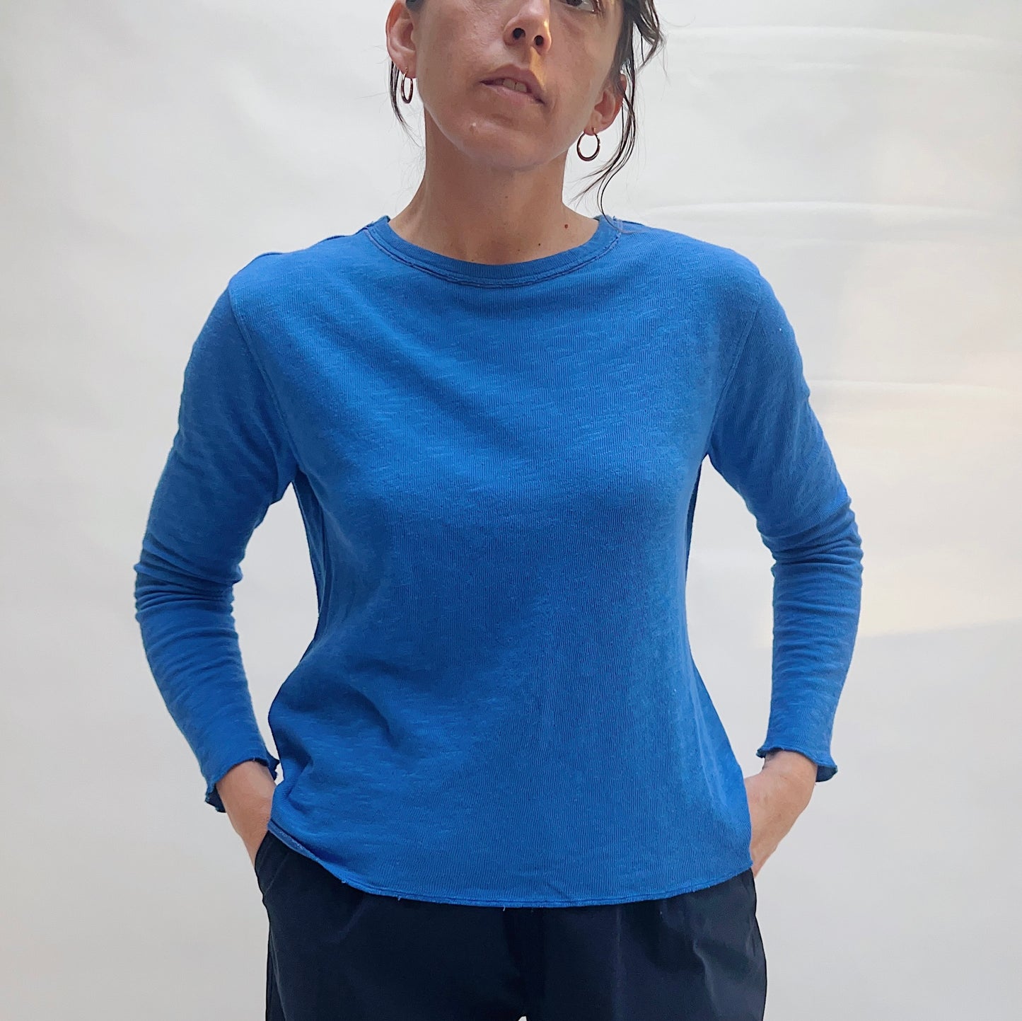 Double Cotton Layer Tee in Rio