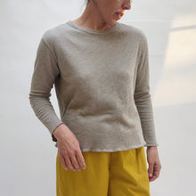 Load image into Gallery viewer, North Star Base | Double Cotton Layer Tee in Artichoke
