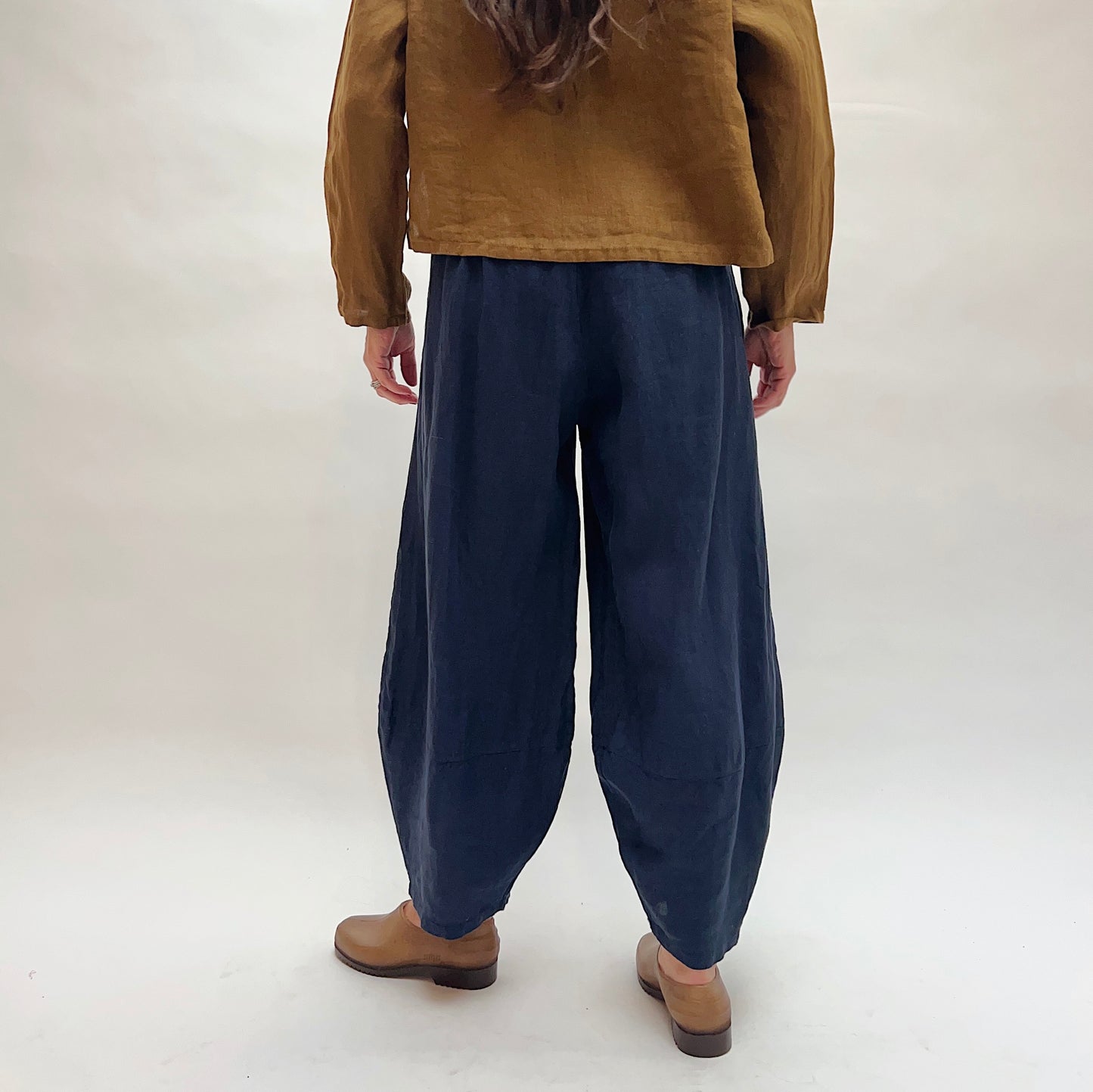 Linen Oliver Pant in Stargaze