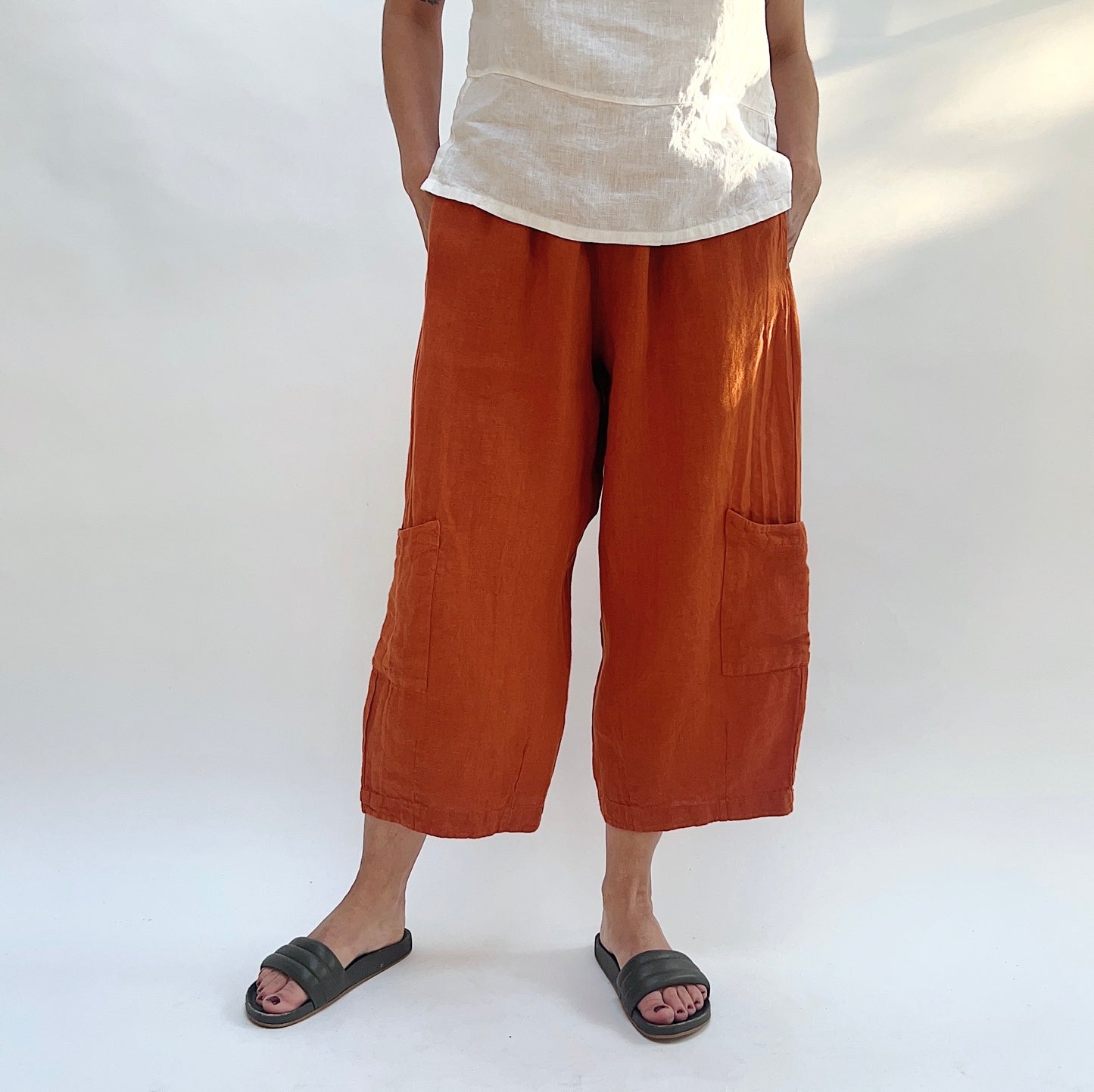 Linen Casbah Pant in Koi