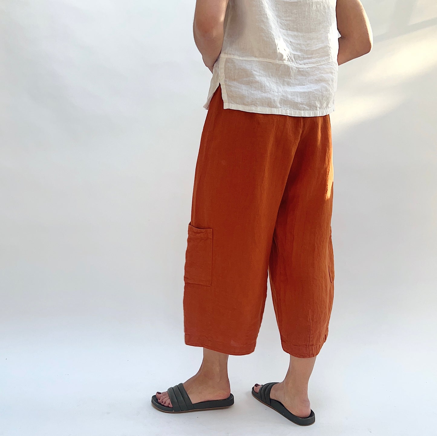 Linen Casbah Pant in Koi