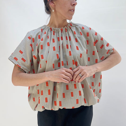 Nina Top in Orange Disko